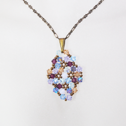 Pendant 45cm - Shea Rhombus S-Bronze Chain - Pendant 45cm - Laiton bronze